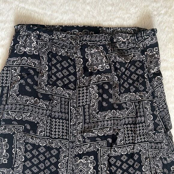 Friday Los Angeles black and white maxi skirt size large - Picture 4 of 16